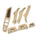 BMW 5 Series Beige Inner Door Pull Handle Cover Armrest Window Switch Panel Set F10