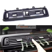 BMW 5 Series F10 Sedan 2010-2016 Black Central AC Vent Grille With Chrome 64229209136 64229197489 64229192897-1