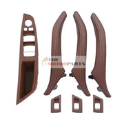 BMW 5 Series Sedan (2010-2016) Beige Leather Door Pull Handle and Window Switch Panel Set (F10) themotorparts