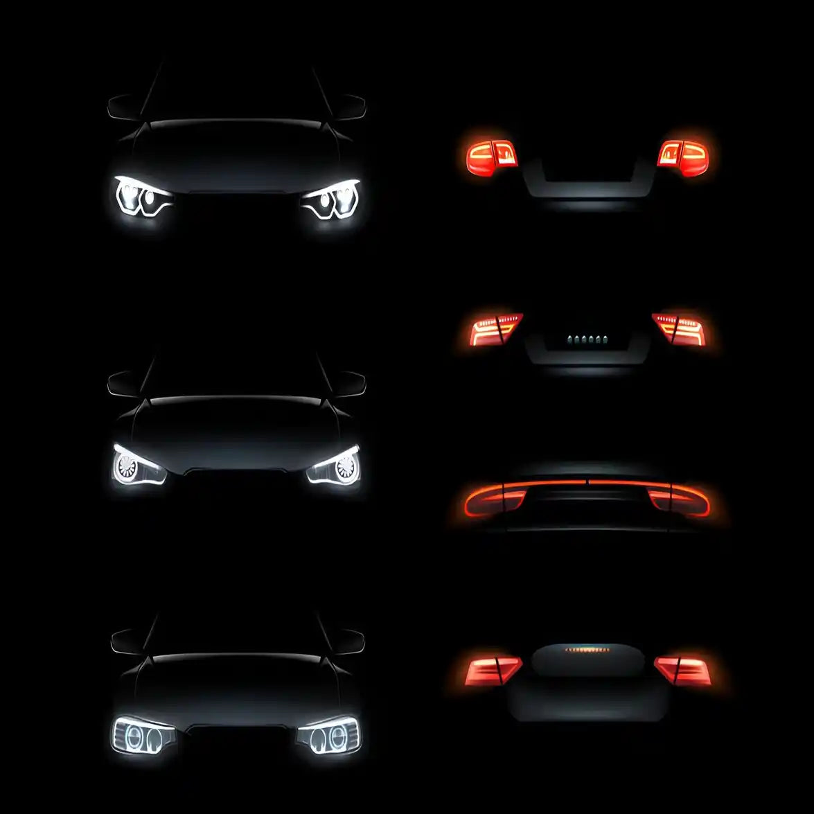 car head light tail lamp for audi mercedes bmw porsche land rover jaguar - themotorparts