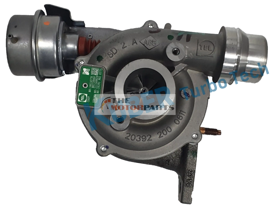 Turbocharger For Renault Duster/Nissan Terrano 110 bhp 54399700127 1441100Q1G TEL - themotorparts